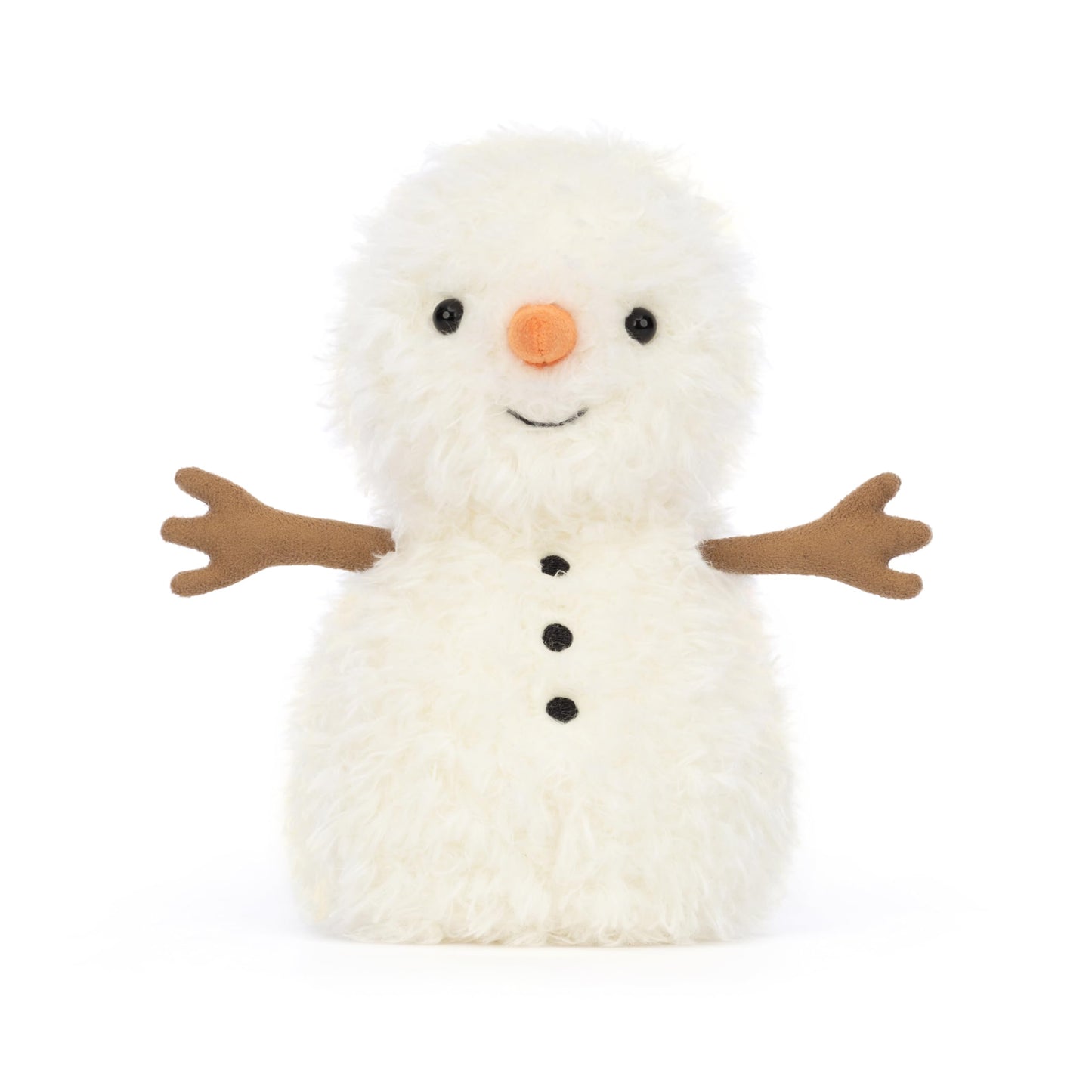 Jellycat Little Snowman Stuffed Toy, 7 inches - Snowman Plush - Classic Children's Toy Décor