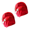 2Pcs Red Mini Doll Backpack School Bag Model Dollhouse School Accessory for 1/6 Scale Dollhouse Décor, Simulation Mini School Bag Model, Dollhouse