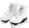 1Pair Dollhouses Miniature White Ice Skates - Miniature Roller Skates, Miniature Scale Accessory Roller Shoes Winter Sports Shoes, Realistic White