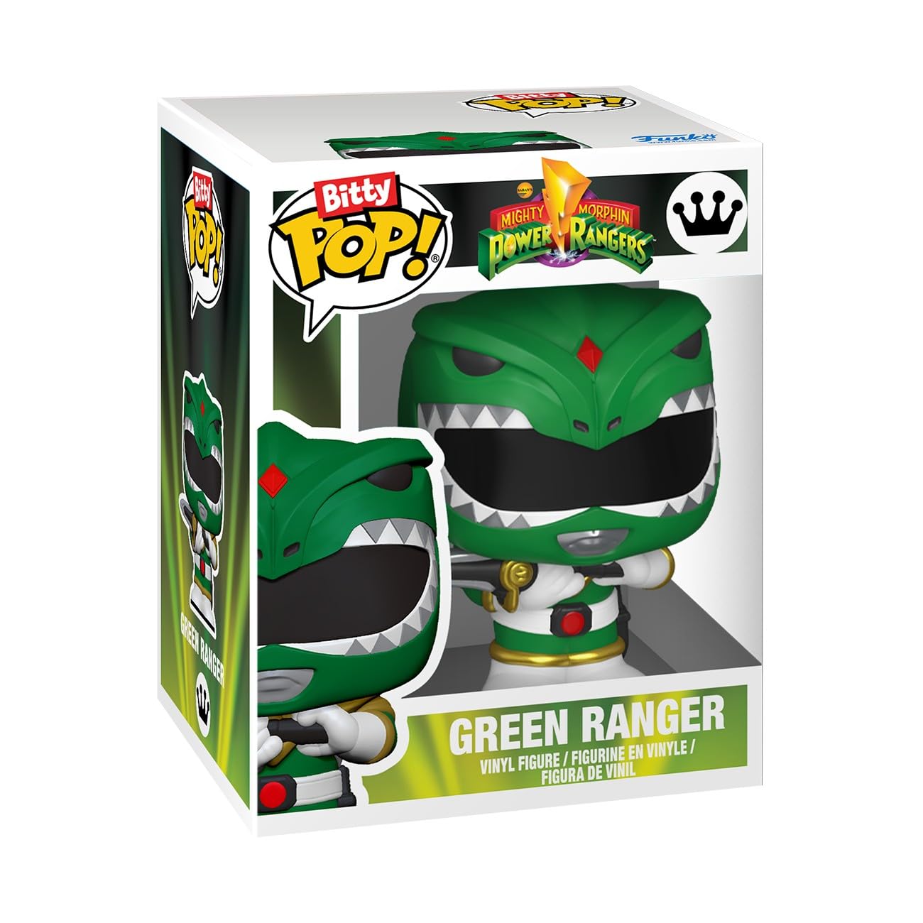 Funo Pop! Bitty Bots: Power Rangers - Dragon Zord with Green Ranger - 0.9 Inch and 4.7 Inch (11.9 Cm) - Television Collectable - Gift Idea - Toys for