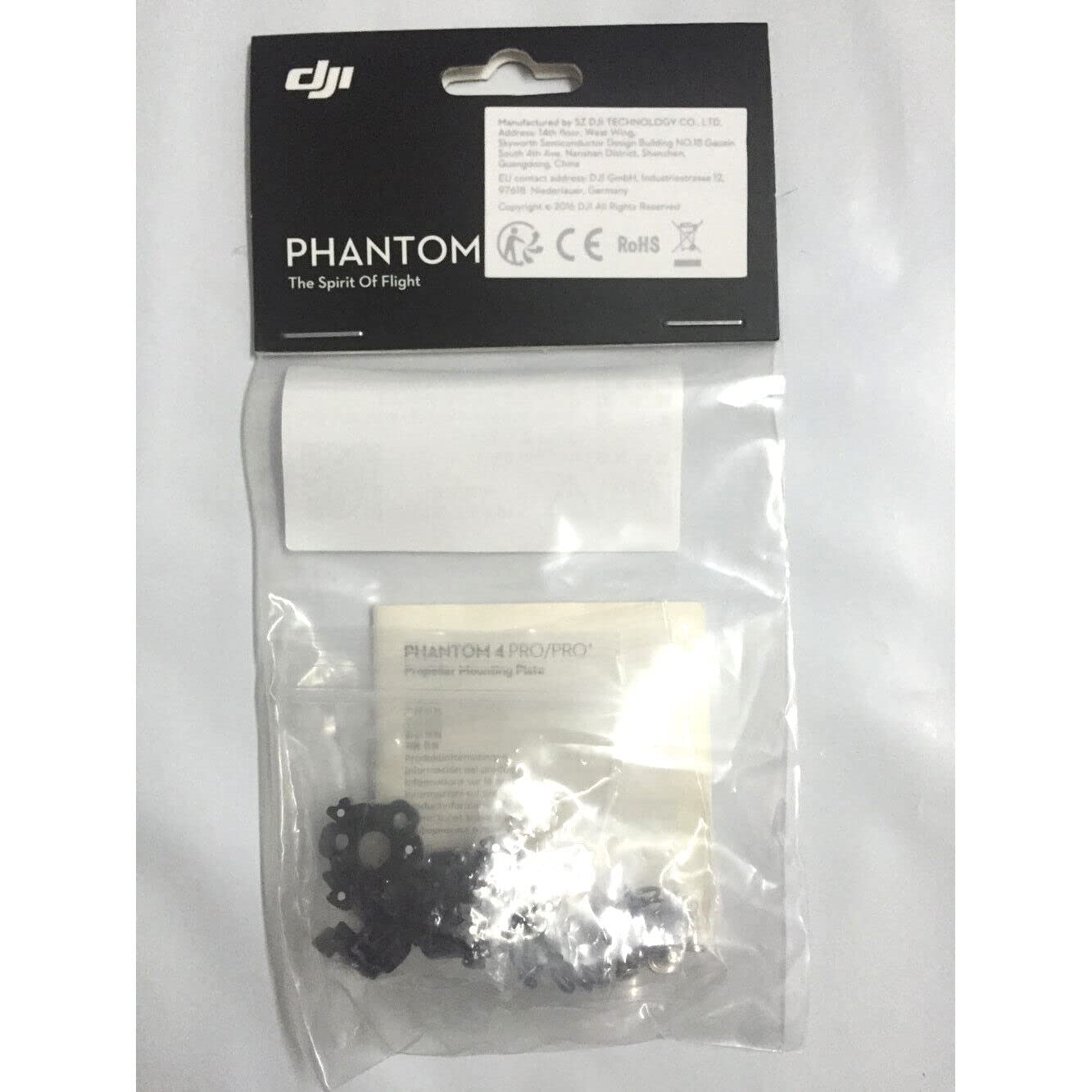 Genuine Phantom 4 Pro Propeller Mounting Plate Set(2CW and 2CCW) Use for DJI Phantom 4, 4 Pro/Adv/V2.0(Part 122) Black