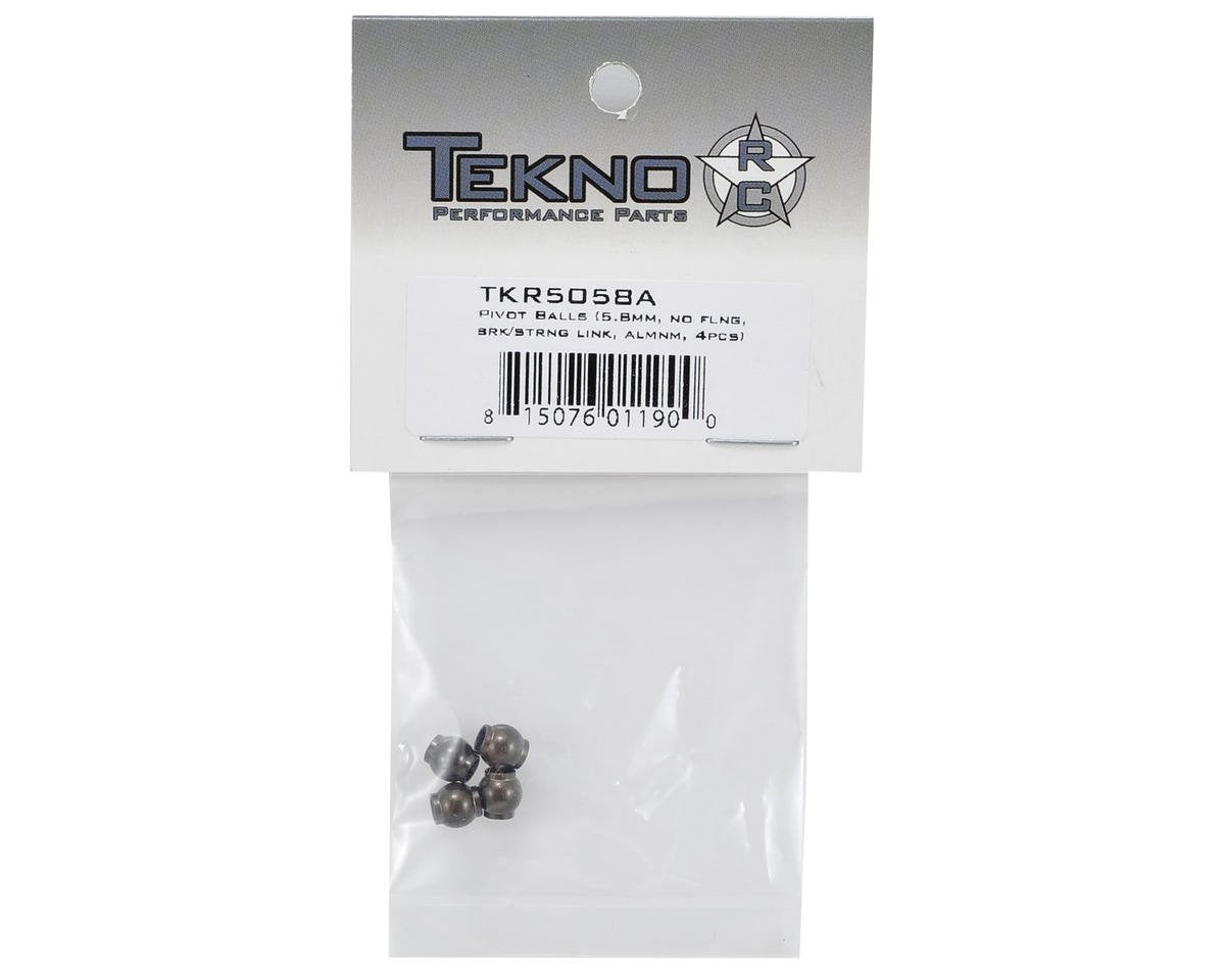 Tekno RC LLC Pivot Balls 5.8mm 4pcs TKR5058A Electric Car/Truck Option Parts