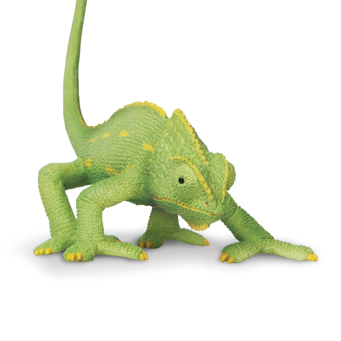 Safari Ltd. Veiled Chameleon Baby Figurine - Detailed 6.75" Plastic Model Figure - Fun Educational Play Toy for Boys, Girls & Kids Ages 18M+