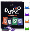 SWOOC DUNZO - Hydrating Version of Classic Card Game with 4 Unbreakable Glasses - Draw Two, Skip, Reverse, Get Loco - Fun Party Game & Funny Gifts