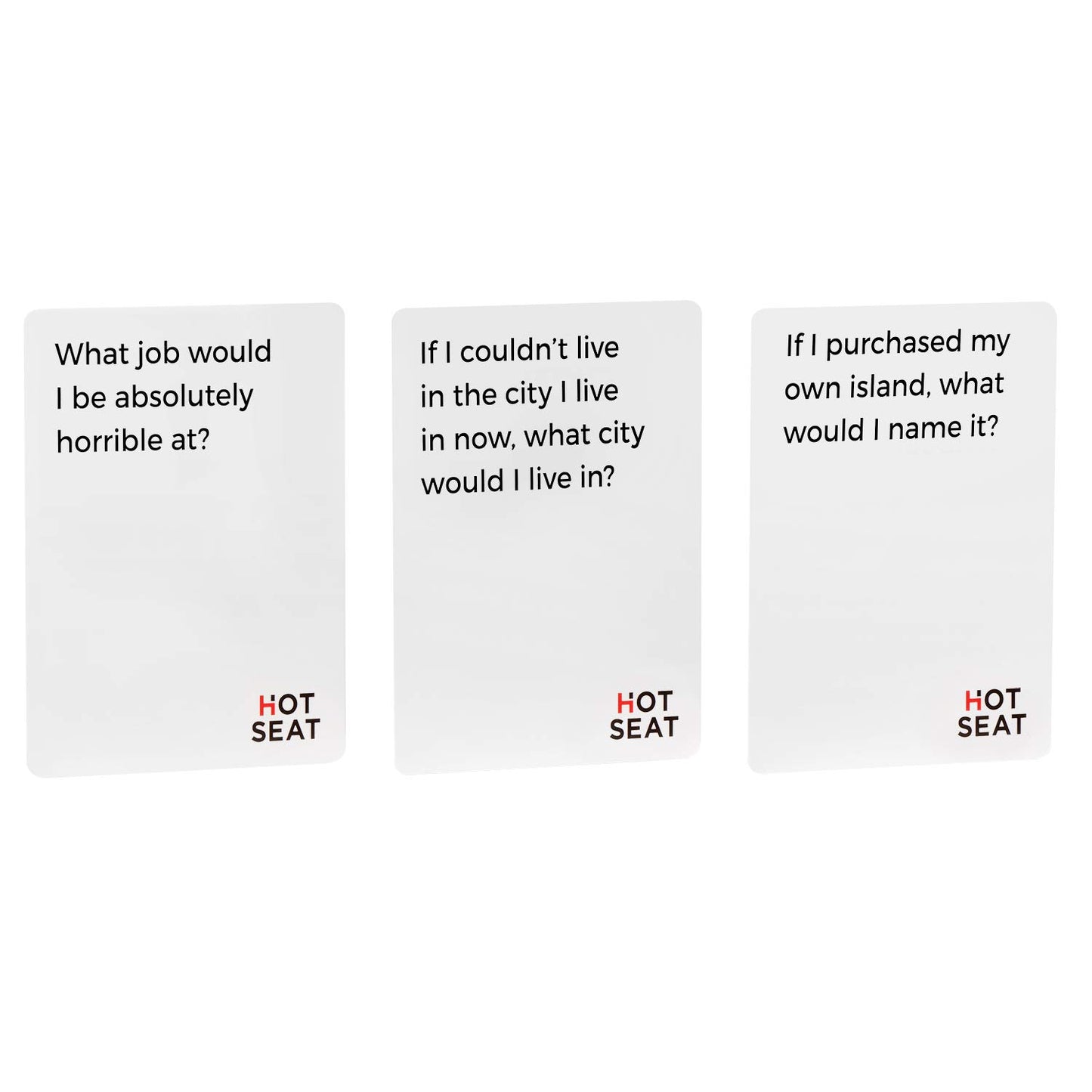 HOT SEAT Party Game + Expansion Set - The Family Card Game That's All About You - for Kids, Teens, Adults - Perfect Christmas White Elephant Gifts
