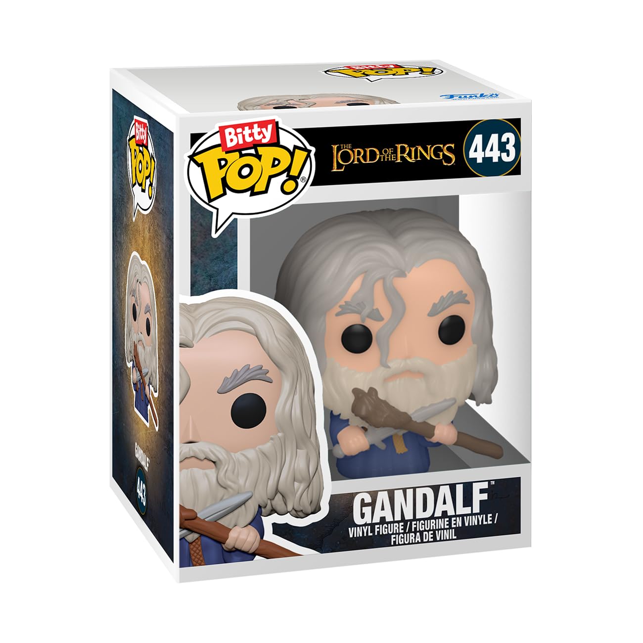 Funko Bitty POP! Lord of The Rings - Frodo, 4-Pack and A Surprise Mystery Mini Figure - 0.9 Inch (2.2 Cm) - Lord of The Rings Collectable - Stackable