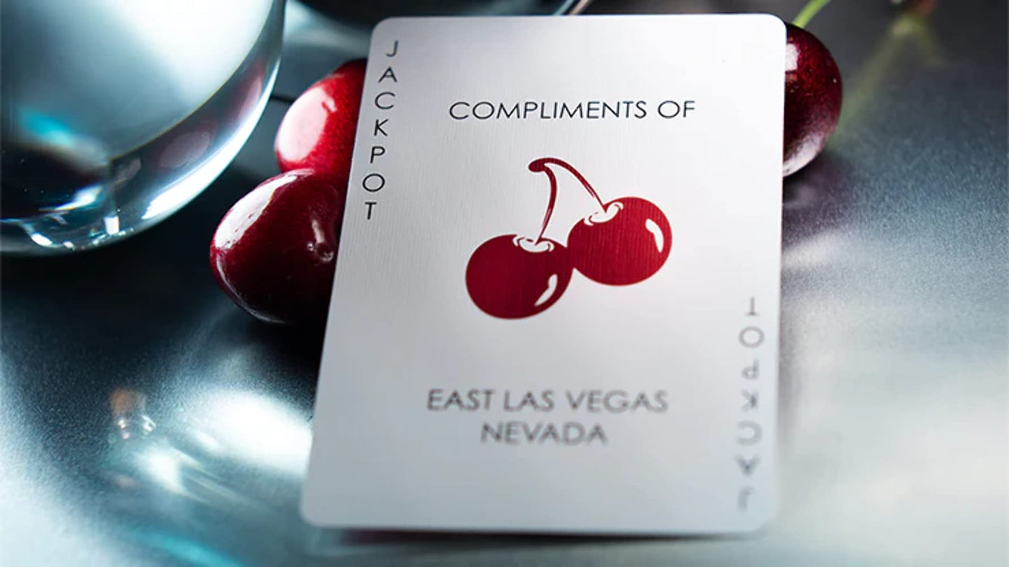Cherry Casino Reno Red Playing Cards Poker Size Deck USPCC Custom Limited