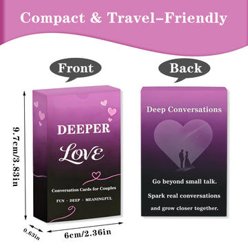 StoryGrow Couples Conversation Cards - 54 Questions to Deepen Connection