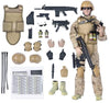 BJPEY 12" Special Forces Action Figures Soldiers Toys 1:6 Scale (Seal)