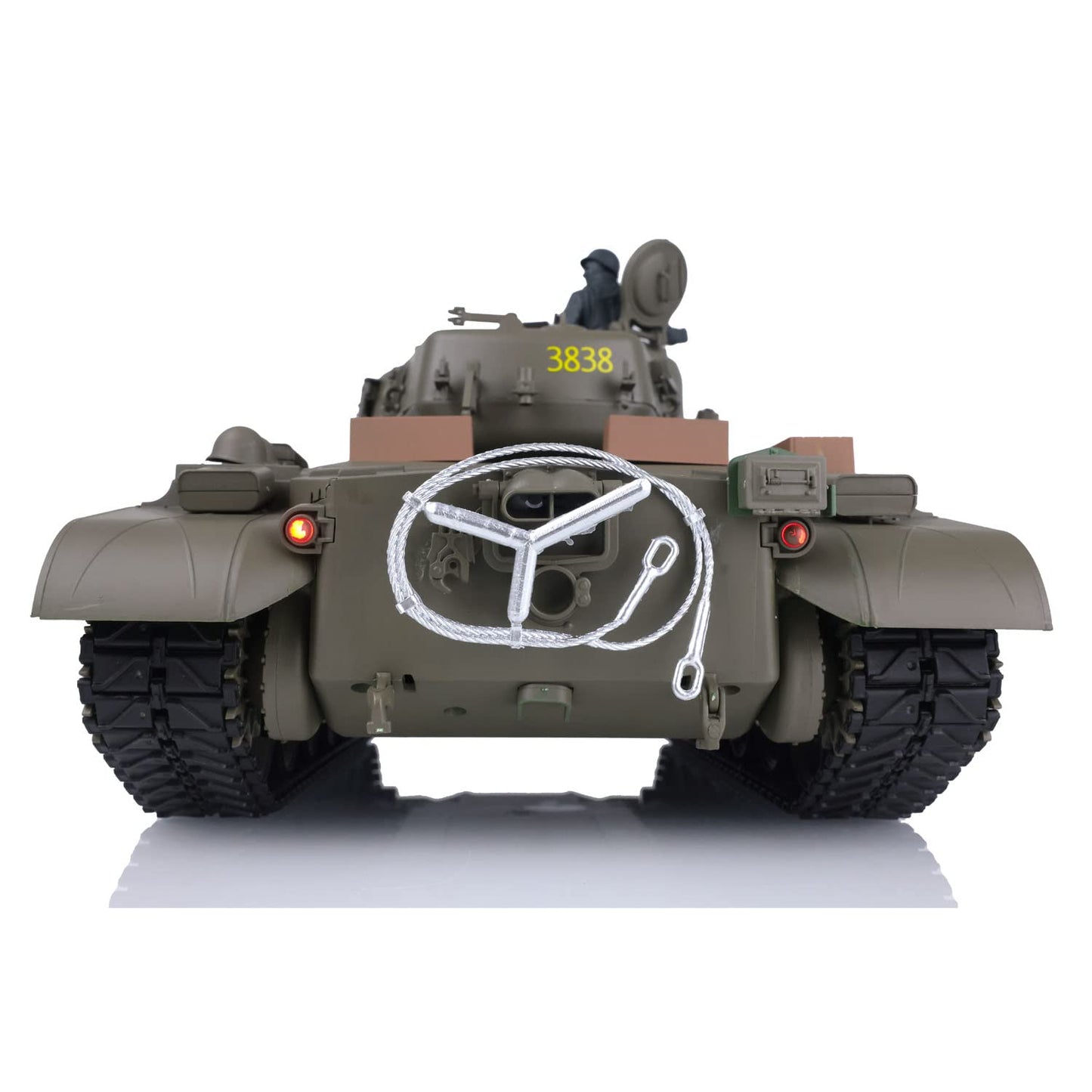 TOUCAN RC HOBBY US in Stock 2.4Ghz Henglong 1/16 Scale 7.0 Plastic Ver M26 Pershing RTR RC Tank Model 3838 BB Airsoft that Shooting BB Bullets