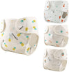 4 PCS Baby Doll Diapers Underwear for 17-22 inch Reusable Doll Diapers Fits Baby Doll-0A