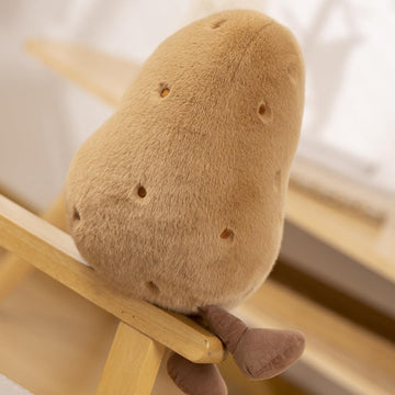 Large Potato Stuffed Animal 10.23'' Kawaii Potato Plush Food Pillow Toy
