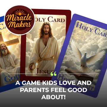 Miracle Makers Card Game | Christian-Themed, No Biblical Knowledge Required | Non-Denominational Fun | Ages 7+, 2-4 Players | Faith-based Gift | Great
