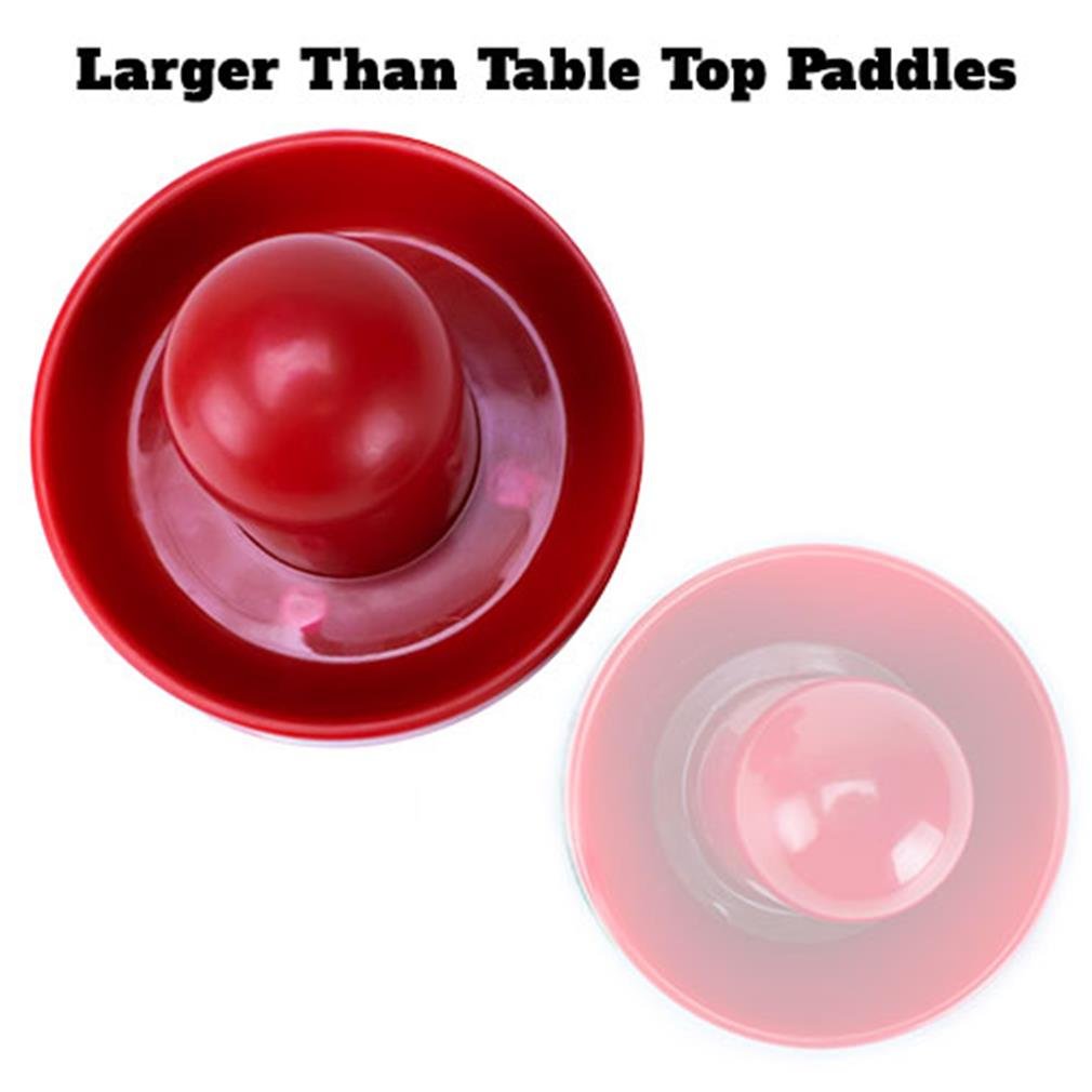 Brybelly Air Hockey Paddles - Sombrero Style Accessories for Gaming Tabletop for Kids & Adults - 3 Inch Small - 2 Paddles