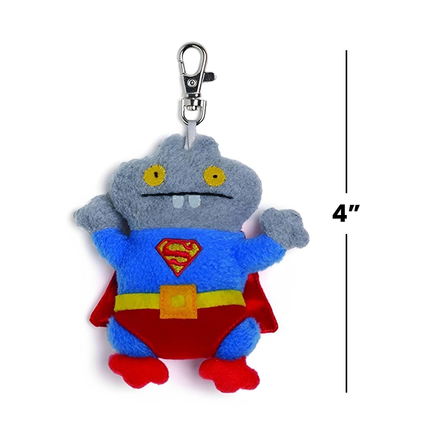 Uglydoll DC Comics l Babo Superman Backpack Clip