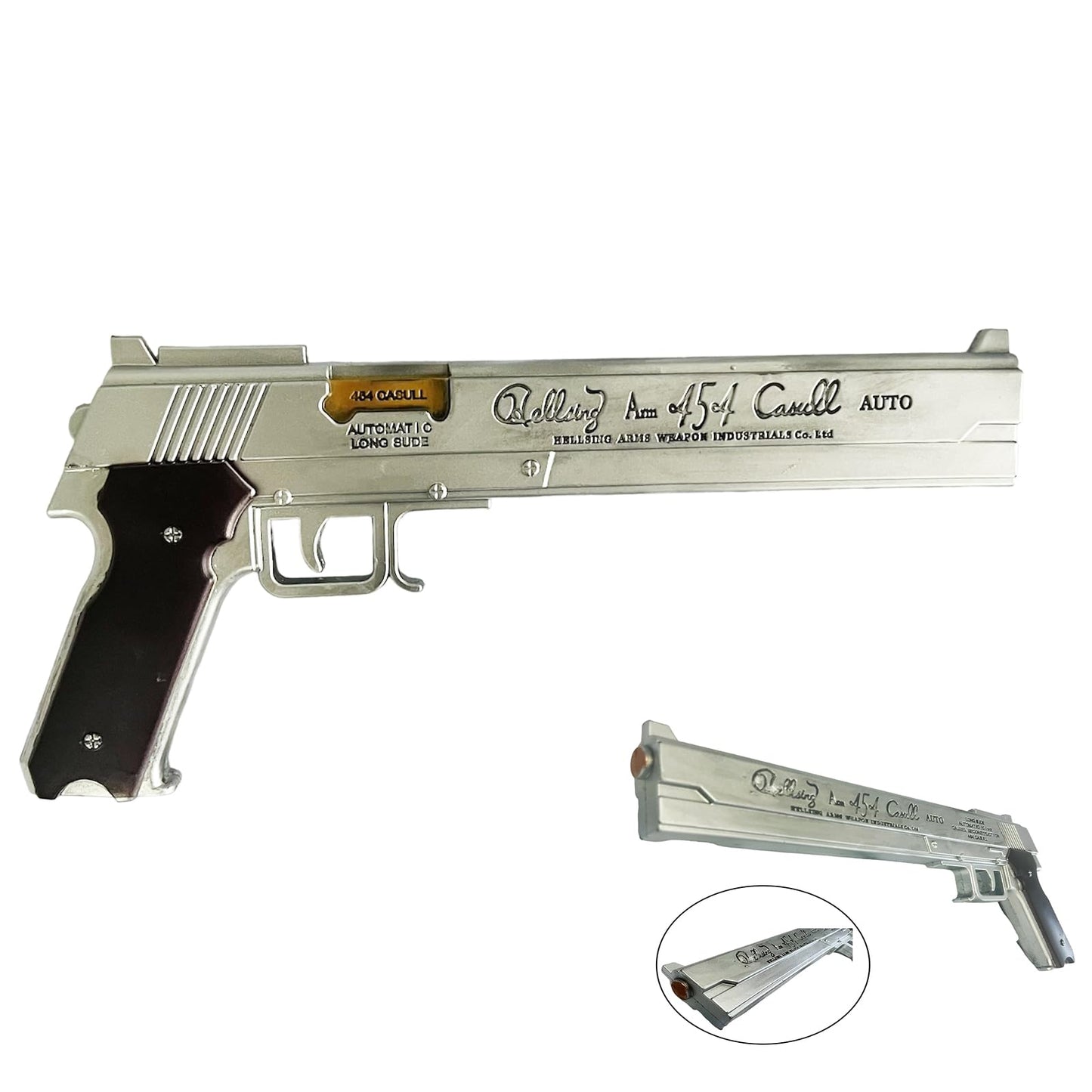Hellsing ARMS Alucard 454 Casull Auto Prop Replica for Role Playing Cosplay Costume Halloween Xmas Gift