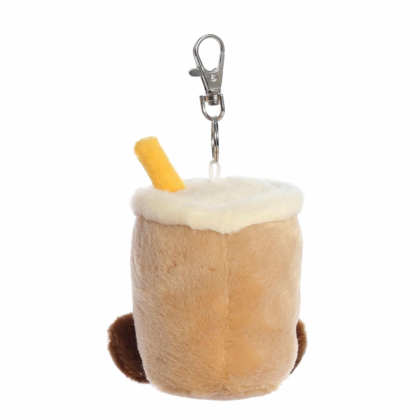 Aurora® Adorable Palm Pals™ Milky Tea Boba™ Clip-On - Fun Collectible Plush for Kids and Adult Collectors - Perfect for Decorating Rooms and Birthday