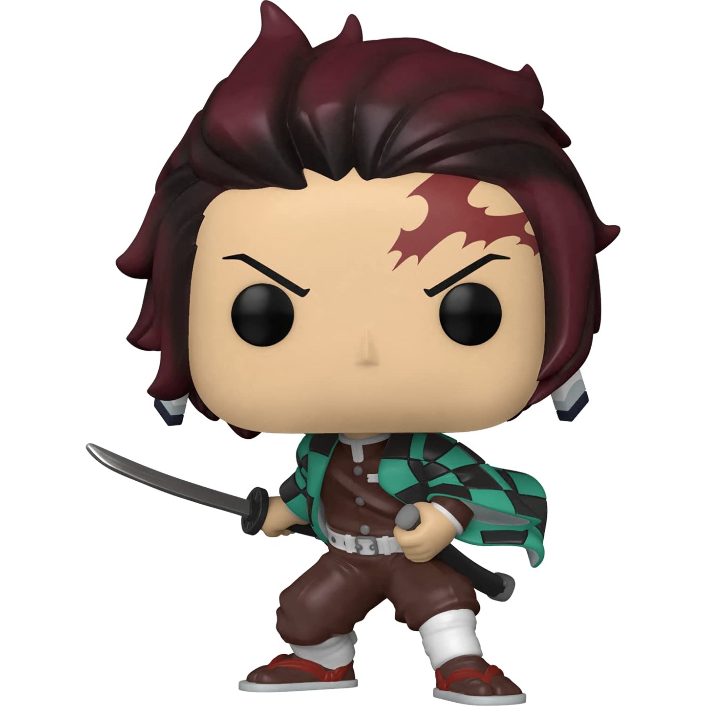 Tanjiro Kamado: P?o?p?! Animation Vinyl Figurine Bundle with 1 Compatible 'ToysDiva' Graphic Protector (867-49010 - B)