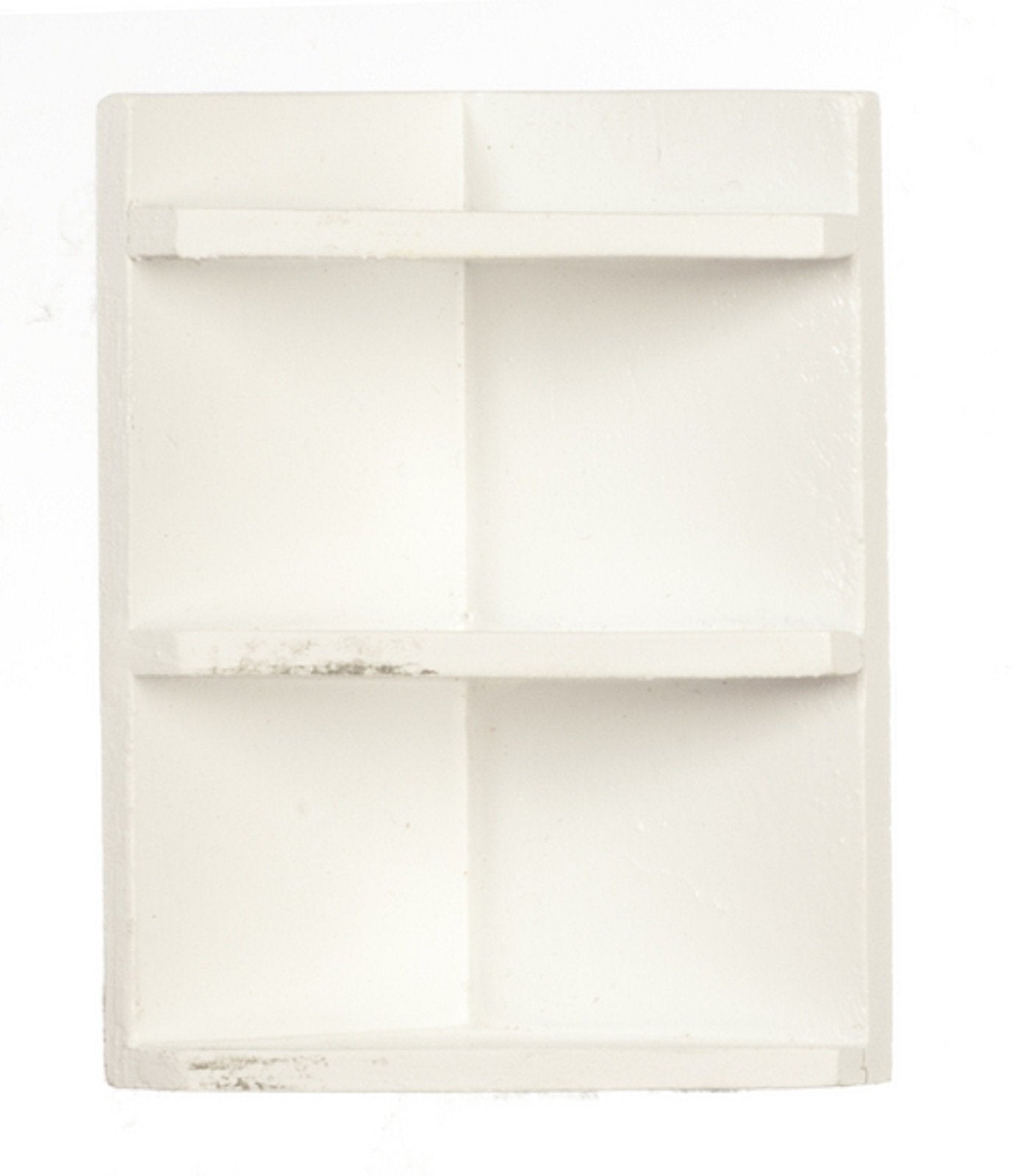 Melody Jane Dollhouse White Corner Wall Shelf Miniature 1:12 Scale Accessory