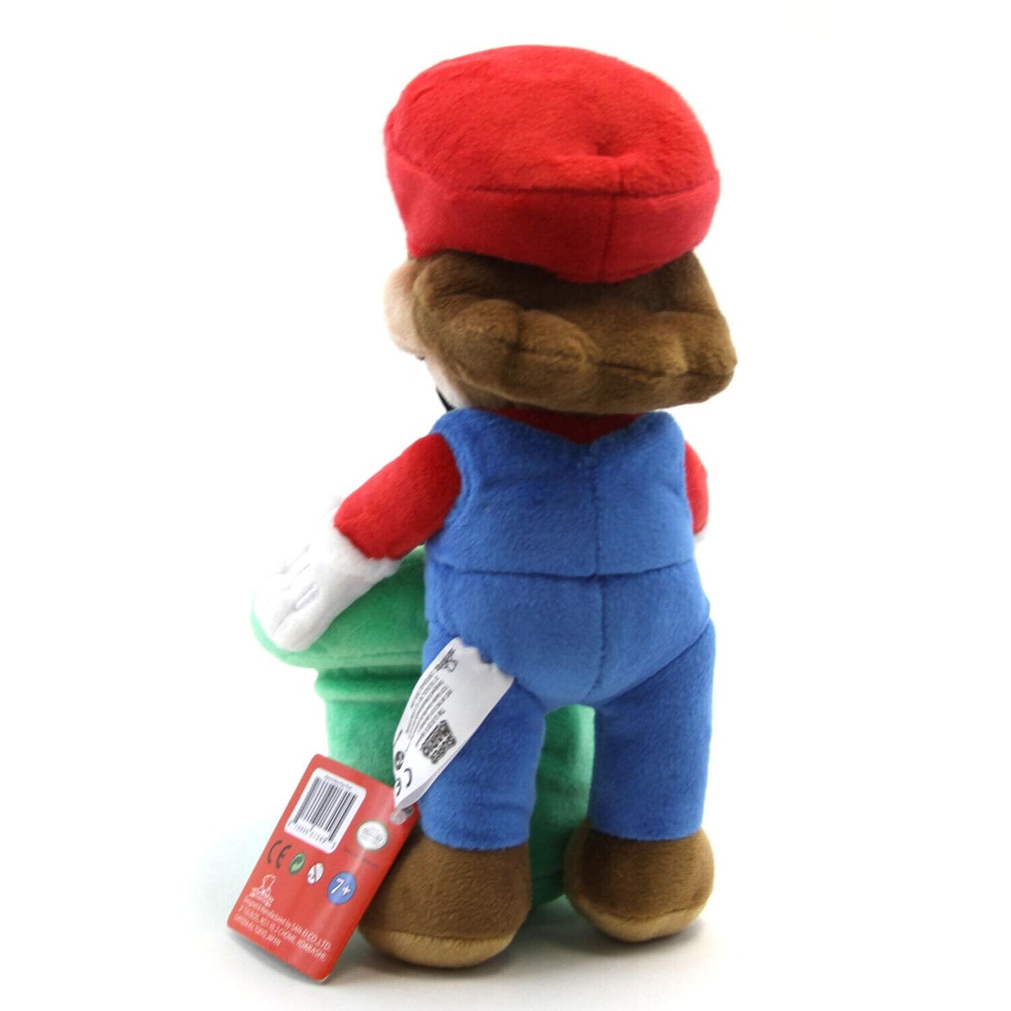 Little Buddy 1349 Super Mario Holding Warp Pipe Plush, 9", Brown/a