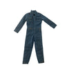 1/12 Action Figure Clothes,Jumpsuit for 6 inch Male Action Figures,6 inch Miniature Clothing (Lake Blue)