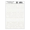 Gothic Numbers, White