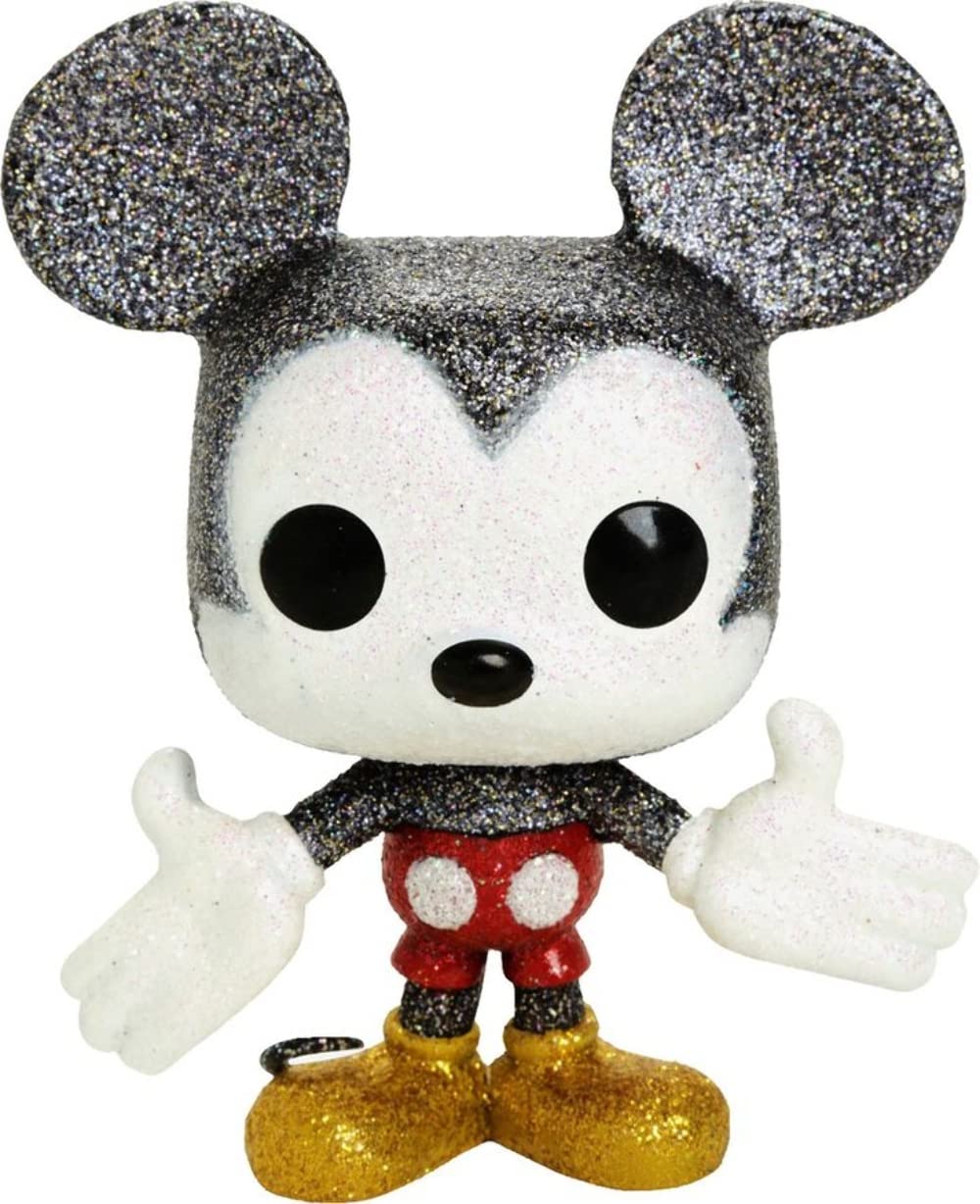 Funko Pop Disney: Glitter Mickey Mouse Collectible Figure, Multicolor