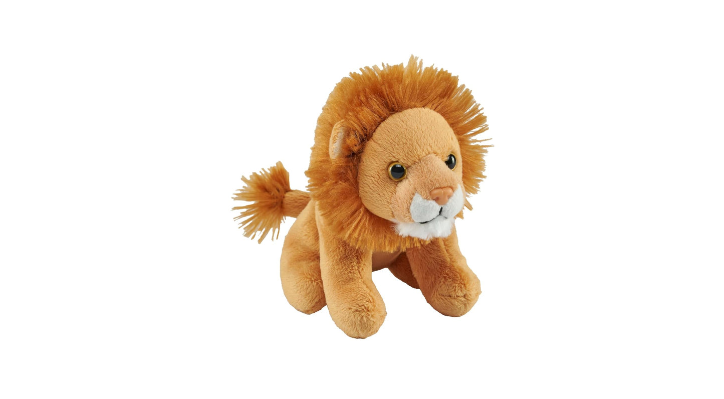Wild Republic Pocketkins Lion Stuffed Animal - 5"