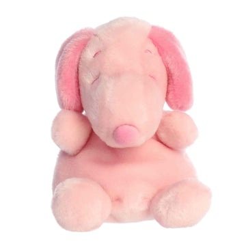 Aurora Adorable Peanuts Snoopy Palm Pals Stuffed Animal - Officially Licensed Toys For All Snoopy Fans - Fun Pastel Colors For The Spring Season