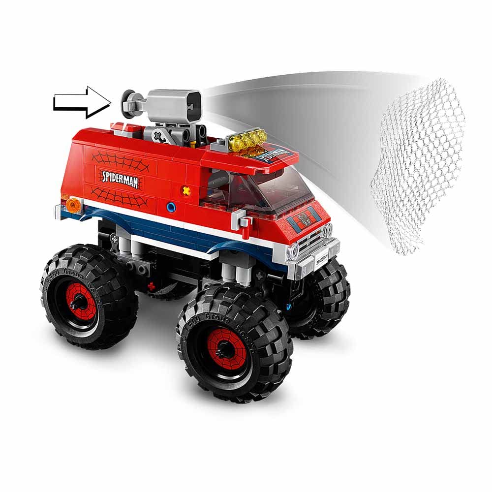 LEGO Marvel Spider-Man: Spider-Man's Monster Truck vs. Mysterio 76174; Cool, Collectible Birthday Gift for Kids, New 2021 (439 Pieces)