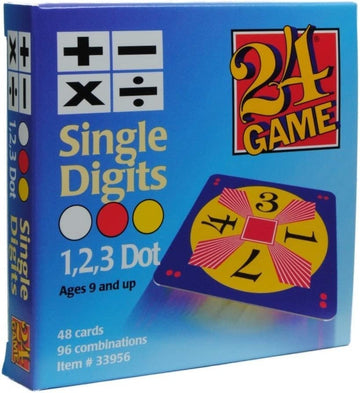 24 Game Two Pack: Includes 48 Single Digit Cards and 48 Double Digit Cards and Exclusive Tips Sheet!