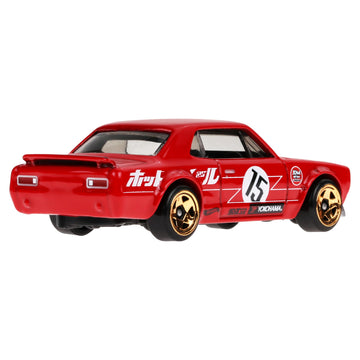 Hot Wheels J-Imports Nissan Skyline HT 2000GT-X, Die-Cast Car Model Red 2/5