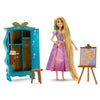 Disney Store Official Rapunzel Doll Play Set - Includes Wardrobe Vanity, Doll in her Purple Princess Dress, Pascal, & Other Accessories - Perfect