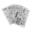 Heat Shrink Plastic Sheet Kit for DIY Crafts, Shrinkable Film with Assorted Patterns, Ideal for Keychains, Jewelry Making and School Projects, Easy