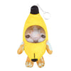 COSWHO Crying Banana Cat Plush Keychain Bag Charms, Happy