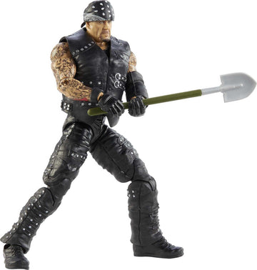 WWE Undertaker Top Picks Elite Collection Action Figure with Boneyard Match Accessories, 6-inch Posable Collectible Gift for WWE Fans Ages 8 Years Old