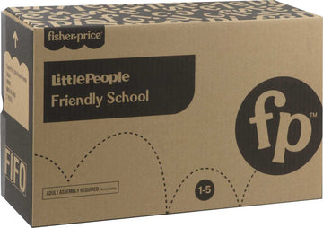 Fisher-Price Little People Friendly School, Interactive playset with Music, Sounds and Learning Phrases for Toddlers & Preschool Kids Ages 1-5 Years