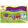 Stickers on Parade Sticker Collector Album by TREND; 16 pages, 8-1/2" x 5-1/2"