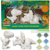 Innovative Designs Jurassic World DIY Paint Your Own Figurines Arts and Crafts Set for Boys and Girls