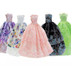 GIETIOS 5Pcs Handmade Clothes Dress for Doll Wedding Party Dresses Gown Outfit Costume Suit for 11.5 inch Dolls Random Style