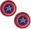Captain America Metal Shield 2 Pack Stickers