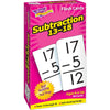 Trend Enterprises: Subtraction 13-18 Skill Drill Flash Cards, Exciting Way for Everyone to Learn, Self-Checking Design, Great for Skill Building