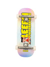 LEEFAI Pro Fingerboard Complete, Pre-Assembled Finger Skateboard Setup Canadian Maple Wood Deck Measure 34x96mm, Boxy Shape (Skate Girl)