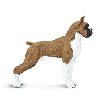 Safari Ltd. Boxer Figurine - Detailed 4" Plastic Model Figure - Fun Educational Play Toy for Boys, Girls & Kids Ages 3+
