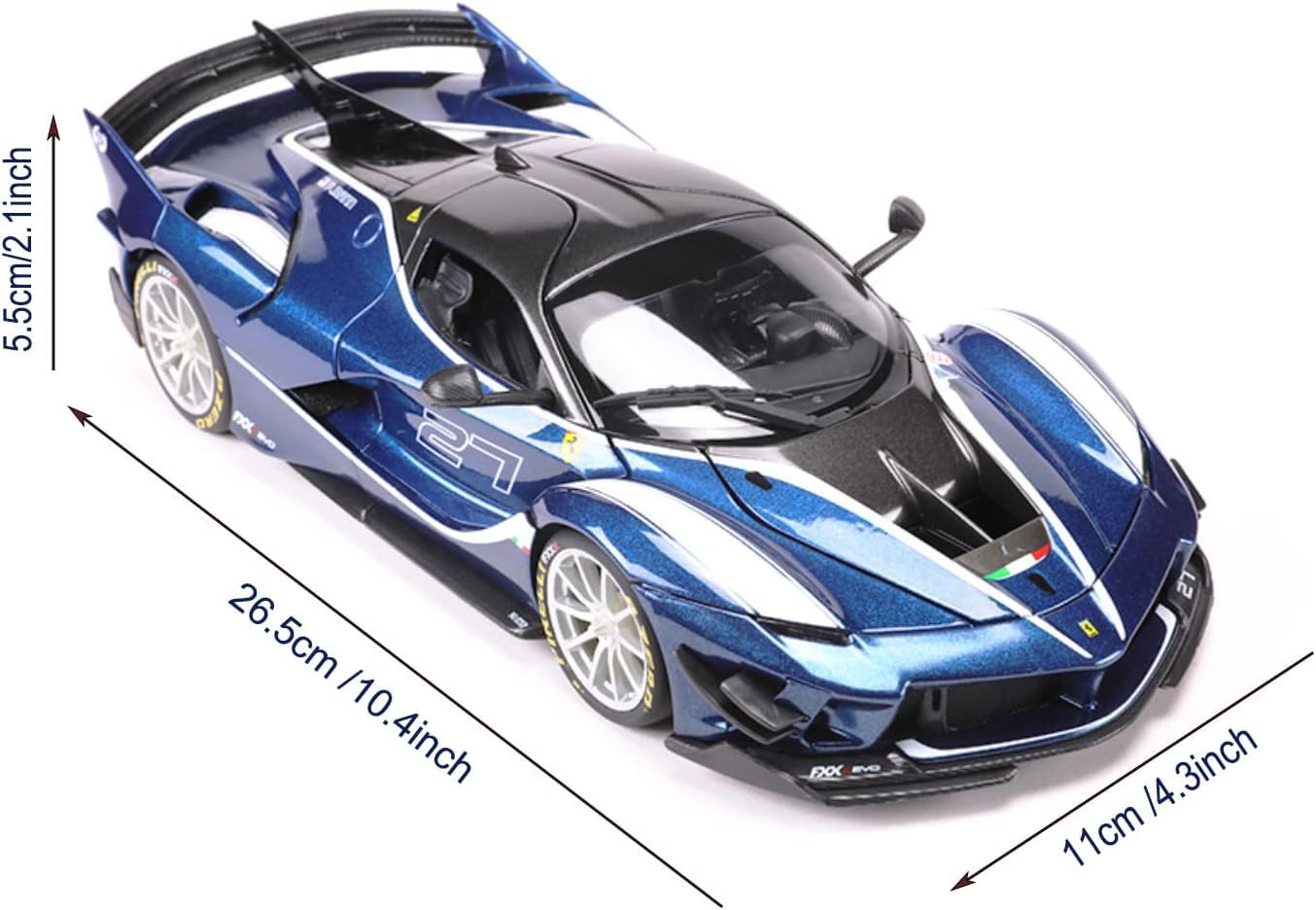 Ferrari FXX K Evo - 1:18 Static Die-Cast Alloy Model Car (2023 Special Edition) - Detailed Interior & Engine - Collector’s Display Supercar