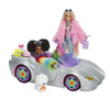 Barbie Mattel HKB01 Extra Convertible with 2 Dolls with Pets and 14 Accessories