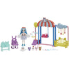 Enchantimals Doll and Accessories, Darling Daycare Playset, Starley Stork Doll, Bouncer and 4 Baby Bestie Animal Figures, Crib and More, Baby Best