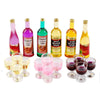 NWFashion 18PCS Plastic Mini Red Wine Cup Bottle Doolhouse Kitchen Accessories