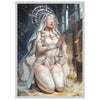 Fantasy North - Theresa - Ash-Shrine Maiden - 100 Textured Matte TCG Card Sleeves - Fits Magic MTG Commander Pokemon and Other Card Games - Playing