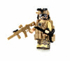 Battle Brick 1.6 Inches Tall Seal Team Six Commando Custom 1 Special Operations Collectible Minifigure in The USA | Genuine Military Minifig | Great